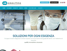 Tablet Screenshot of abanalitica.com